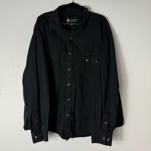 Outback Black Button-Up Shirt